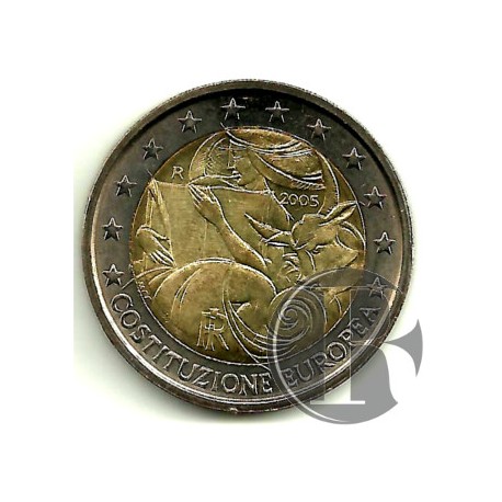 Italia. 2005. 2 Euro (SC) Constitución