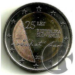 Eslovenia. 2016. 2 Euro (SC) 25 Aniv. Independencia