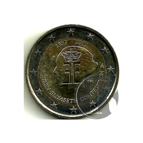 Belgica. 2012. 2 Euro (SC) Reina Elisabeth