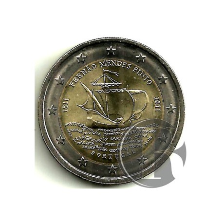 Portugal. 2011. 2 Euro (SC) Fernao Mendes Pinto