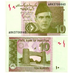 Pakistán. 2017. 10 Rupees (SC)