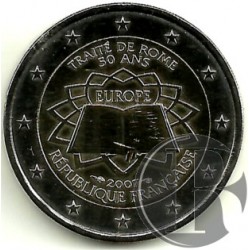 Francia. 2007. 2 Euro (SC) Tratado de Roma