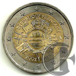 Francia. 2012. 2 Euro (SC) X Aniversario del Euro