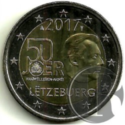 Luxemburgo. 2017. 2 Euro (SC) Servicio Militar