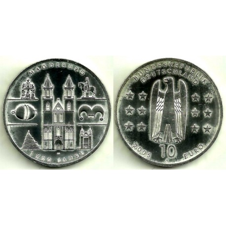 Alemania. 2005(A). 10 Euro (SC) (Plata)