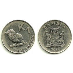 Zambia. 2014. 1 Kwacha (BC+)