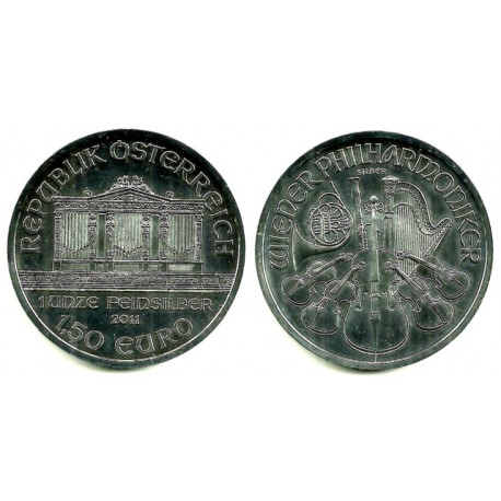 Austria. 2011. 1,50 Euro (SC) (Plata)