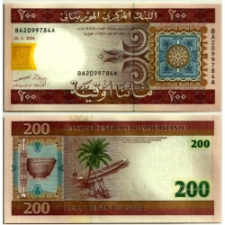 (11a) Mauritania. 2004. 200 Ouguiya (SC)