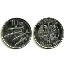 (29a.1) Islandia. 1996. 10 Kronur (MBC+)