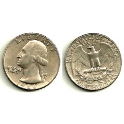 (164a) Estados Unidos de América. 1966. Quarter Dollar (BC)