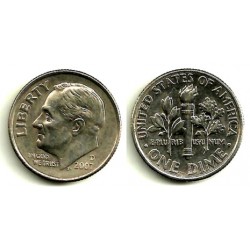 (195a) Estados Unidos de América. 2007(D). 1 Dime (MBC)