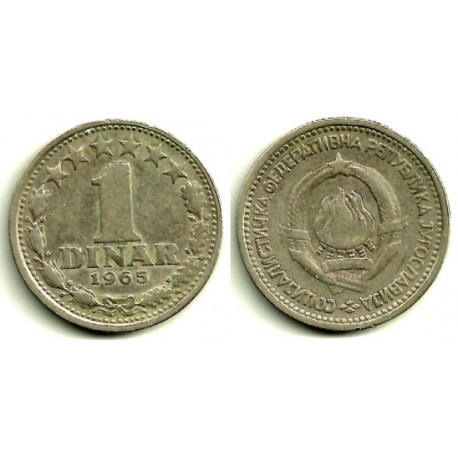 (47) Yugoslavia. 1965. 1 Dinar (MBC)