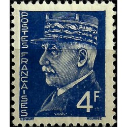 (446) Francia. 1941-42. 4 Francs. Marshal Pétain (Nuevo)