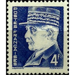 (448) Francia. 1942. 4 Francs. Marshal Pétain (Nuevo)