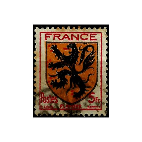 (467) Francia. 1944. 5 Francs. Flandre (Usado)