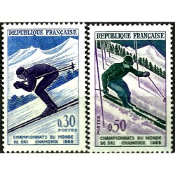 (1019-1020) Francia. 1962. Serie Completa. Chamonix (Nuevo)