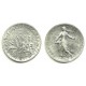 (844.1) Francia. 1917. 1 Franc (SC-) (Plata)