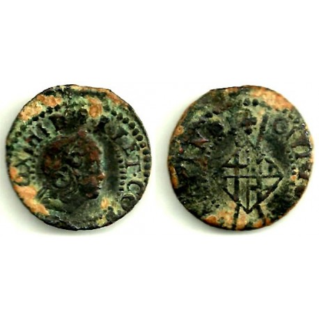 Luis XIV (Principado Catalán). 16XX. Seiseno (BC) Ceca de Barcelona