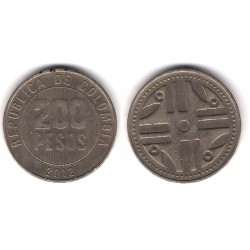 (287) Colombia. 2012. 200 Pesos (MBC)