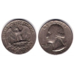 (164a) Estados Unidos de América. 1965. Quarter Dollar (MBC)