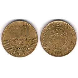 (230a) Costa Rica. 1998. 100 Colones (MBC)