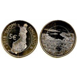 Finlandia. 2018. 5 Euro (SC)