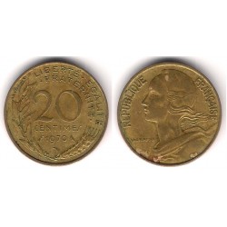 (930) Francia.  1970. 20 Centimes (MBC)