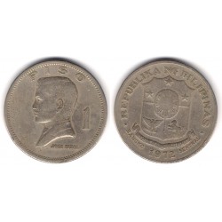 (203) Filipinas. 1972. 1 Piso (BC+)