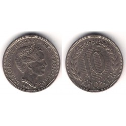 (864.1) Dinamarca. 1979. 10 Kroner (MBC+)