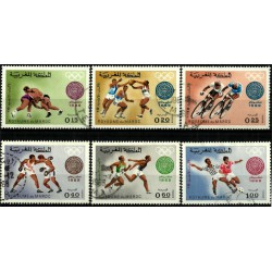 (210 a 215) Marruecos. 1968. Serie Completa. Juegos Olímpicos 1968 (Usado)