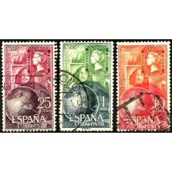 (1595 al 1597) 1964. Serie Completa. Dia mundial del Sello (Usado)