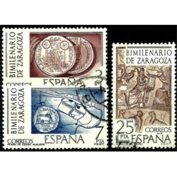 (2319 a 2321) 1976. Serie Completa. Bimilenario de Zaragoza (Usado)