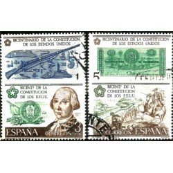 (2322 a 2325) 1976. Serie Completa. Bicentenario USA (Usado)