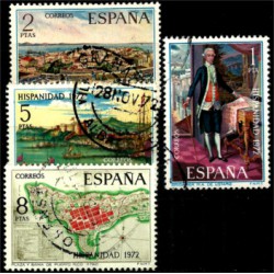 (2107 a 2110) 1972. Serie Completa. Hispanidad. Puerto Rico (Usado)