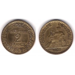 (877) Francia. 1923. 2 Francs (MBC)