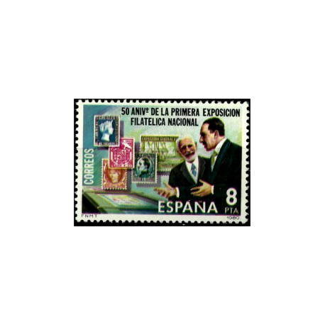 (2576) 1980. 8 Pesetas. 50 Aniv. Exposición Filatélica (Nuevo)