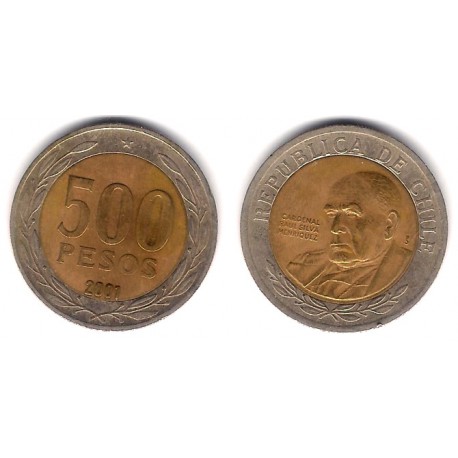 (235) Chile. 2001. 500 Pesos (BC)