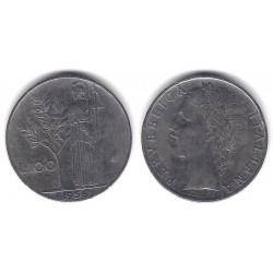 (96.1) Italia. 1956(R). 100 Lira (MBC)