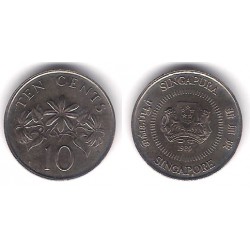 (51) Singapur. 1989. 10 Cents (MBC)