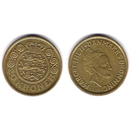 (878) Dinamarca. 1998. 20 Kroner (BC)