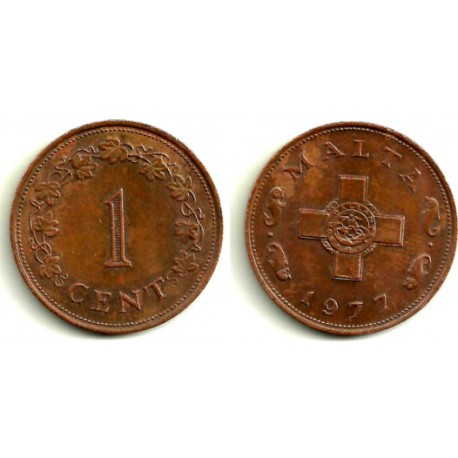 (8) Malta. 1977. 1 Cent (MBC+)