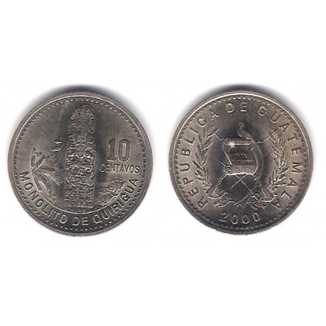 (277.6) Guatemala. 2000. 10 Centavos (EBC)