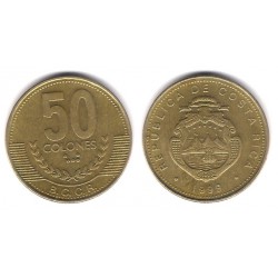 (231.1) Costa Rica. 1999. 50 Colones (MBC+)