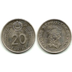 (630) Hungria. 1989. 20 Forint (MBC)