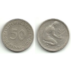 (109.1) Alemania. 1970(G). 50 Pfennig (MBC)