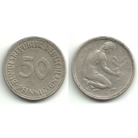 (109.1) Alemania. 1970(G). 50 Pfennig (MBC)