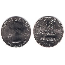 Estados Unidos de América. 2018(P). Quarter Dollar (SC) Voyageurs