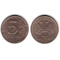 (Y606) Rusia. 1997. 5 Roubles (MBC)