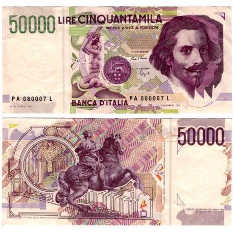 (116a) Italia. 1992. 50000 Lira (MBC+)