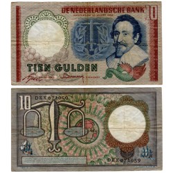 (85) Paises Bajos. 1953. 10 Gulden (BC+)